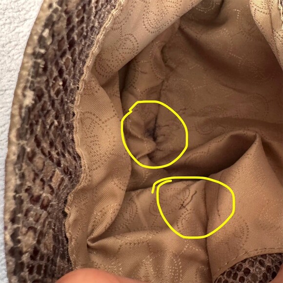 Michael Kors Jet Set Python Embossed LeatherTote Shoulder Bag - Picture 9 of 15